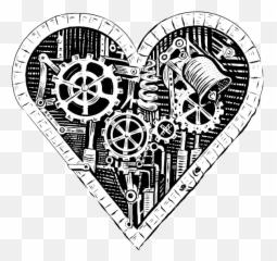 Mechanical Heart By Lucasgrey Free Svg Emoji,Heart Line Emoticon
