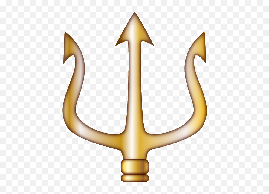 Trident Png - Gold Trident Png Emoji,Neptune Emoji