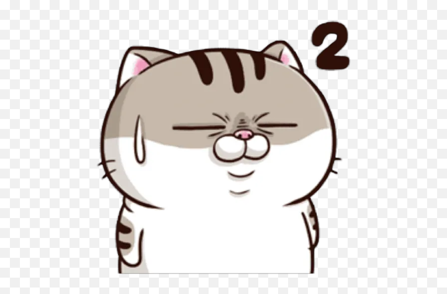 Sticker Maker - Fat Ami Fat Cat Ami Png Emoji,Fat Emoji Pillow
