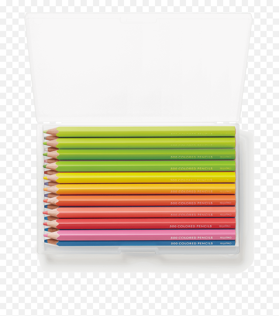 Felissimo 500 Colored Pencils Tokyo Seedsfelissimo - Colored Pencil Emoji,Emoji Pencil Case Ebay