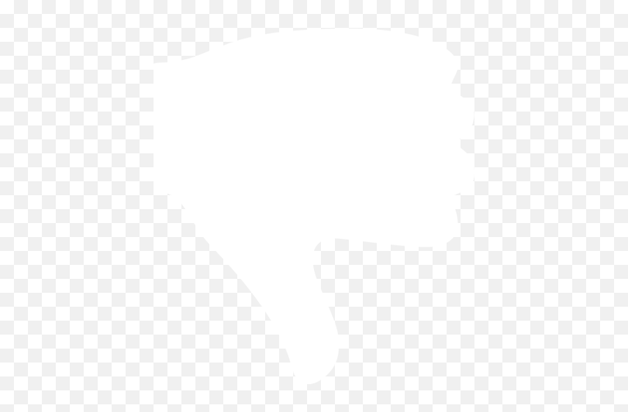 White Thumbs Down Icon - White Thumbs Down Transparent Emoji,Facebook Thumb Down Emoticon