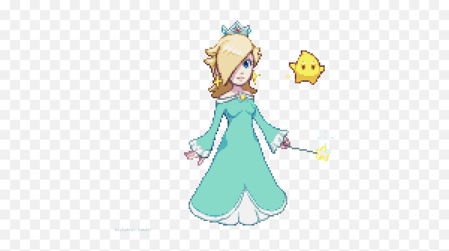 Isaiahr01 On Scratch - Rosalina Pixel Art Png Emoji,Snobby Emoji