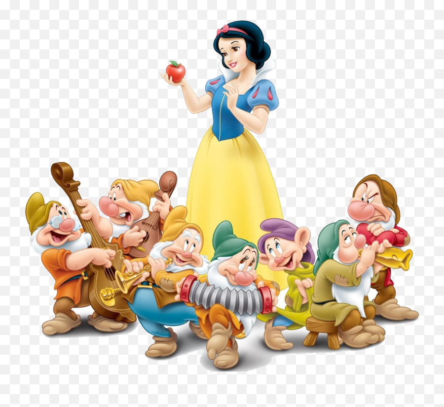 Disney Snow White Sitting Png Free - Snow White And The Seven Dwarfs Emoji,7 Dwarves As Emojis