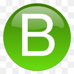 Red R Png Icon - Clip Art Library B In Green Circle Emoji,B Letter Emoji