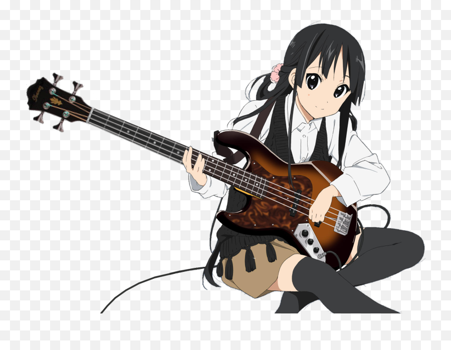 Fender Guitarist Precision Clipart Png - Mio Akiyama Bass Emoji,Emoticon Guitar Player