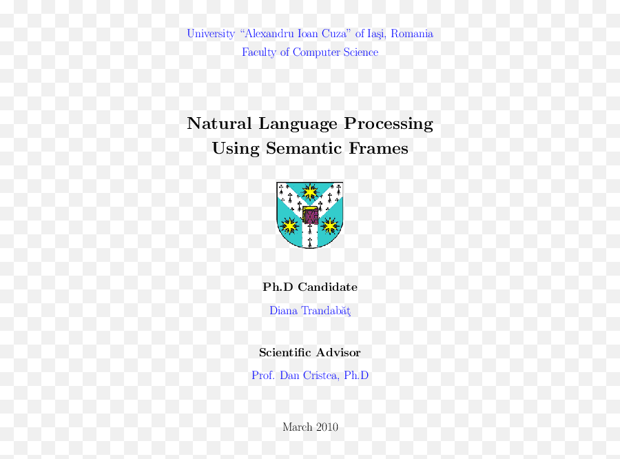 Pdf Natural Language Processing Using Semantic Frames - Uaic Emoji,Rodman Emotion Card