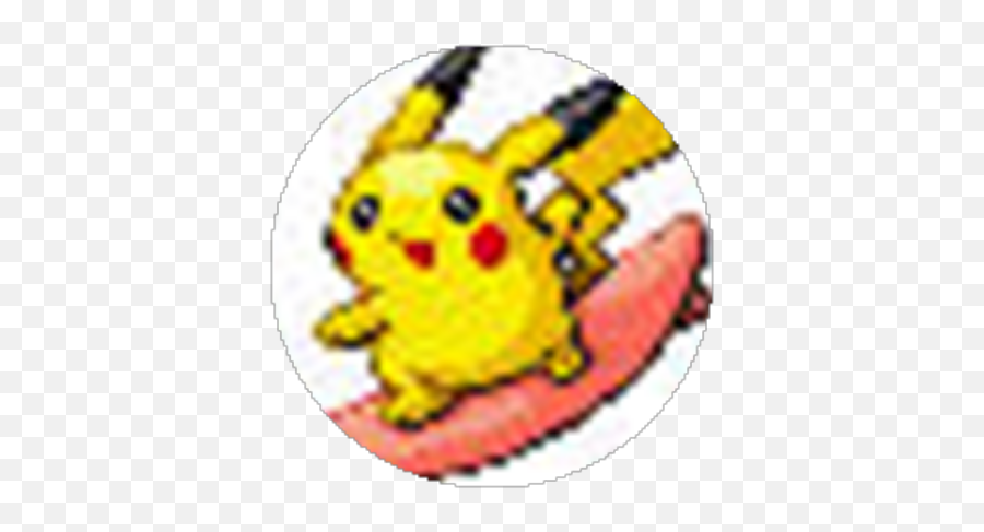 Surfing Pikachu - Roblox Happy Emoji,Emoticons The Wombats Pikachu