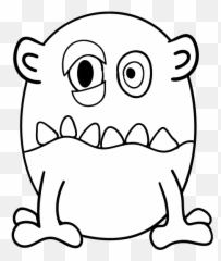 Monster Theme Cute Monsters - Monster Drawing For Colouring Emoji,Doodle Monster Emotions