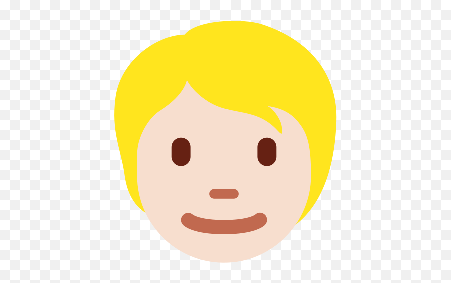 Pessoa Adulta Loira Com Tom De Pele Claro - Happy Emoji,Emoticon De Sexo