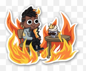 This Is Also Fine Valorant Spray - Valorant Stickers Emoji,This Is Fine Emoji
