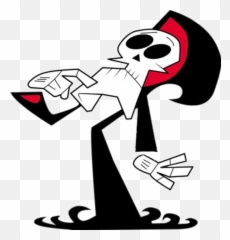 Transparent Grim Reaper Thinking Png - Transparent Grim Reaper Billy And Mandy Emoji,Grim Reaper Emoticon Facebook