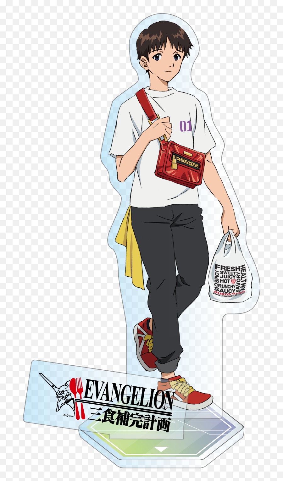 Evangelion Promotes U0027thrice Upon A Timeu0027 Anime Film By - Neon Genesis Evangelion Fanny Pack Emoji,Comprar Almofada De Coco Do Emoticon