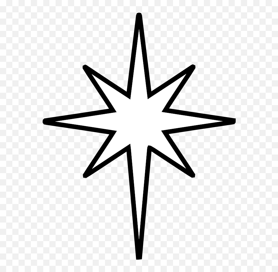 Chrismons And Chrismon Patterns To Download - Christmas Christmas Star Clipart Black And White Emoji,Mistletoe Emoji