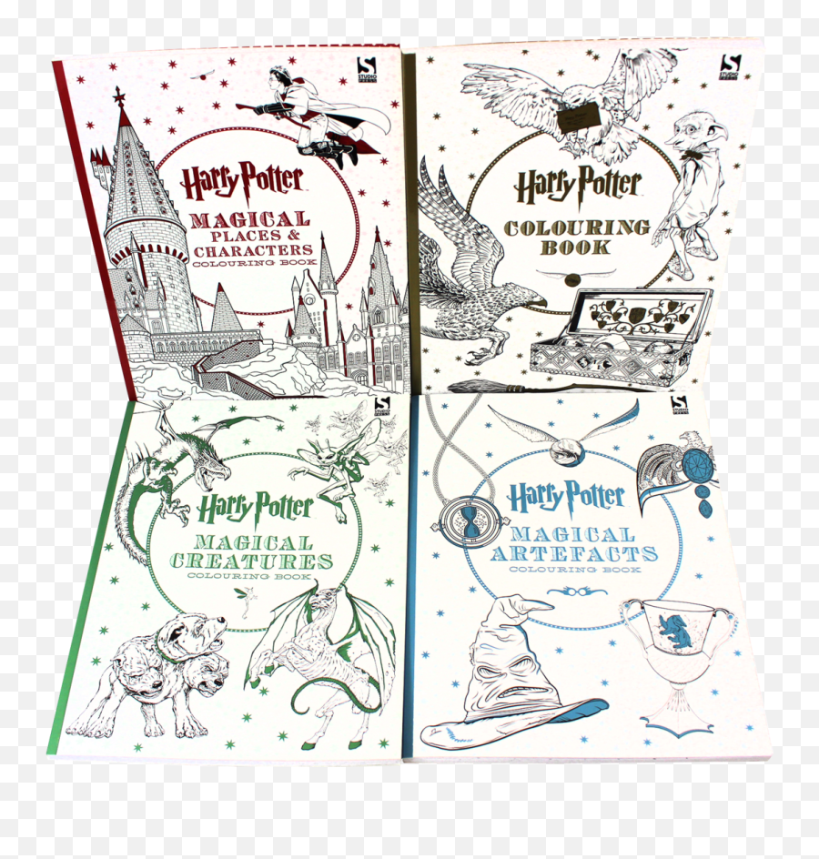 Harry Potter 4 Colouring Books - Harry Potter Hogworts Colouring Book Emoji,Judy Moody Emotions Coloring Sheet
