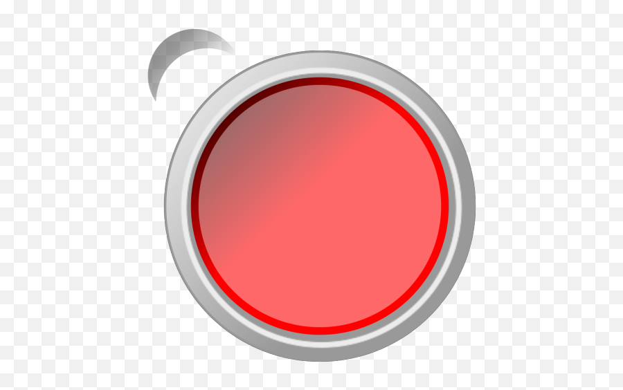 Push Button Glossy Red Png Svg Clip Art For Web - Download Emoji,Aj Animal Emoticons