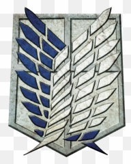 Attack On Titan Survey Corps Logo Png Transparent Image Emoji,Imessage Attack On Titan Emojis