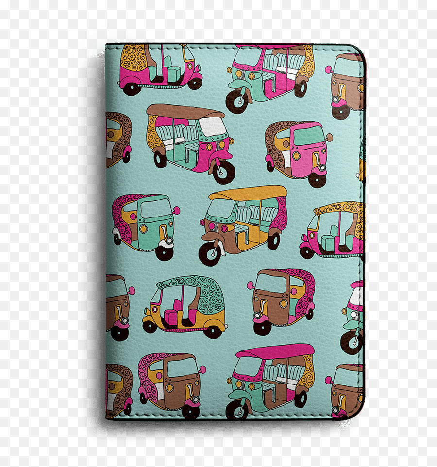 Dailyobjects Funky Rickshaw Passport Cover Buy At Dailyobjects Emoji,Moustache Emoticon Iphone
