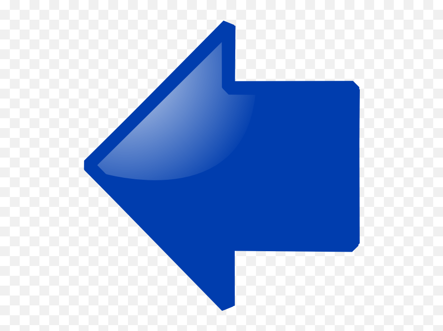 Blue Arrow Left Clip Art At Clkercom - Vector Clip Art Emoji,Facebook Right Arrow Emoticon