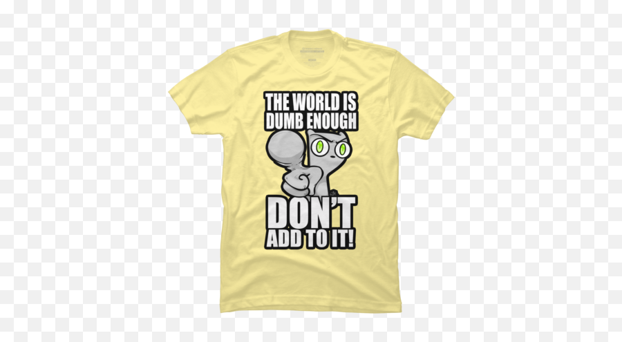 Yellow Pop Culture Menu0027s T - Shirts Design By Humans Emoji,Pounce Cat Japanese Emoticon