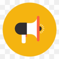 Megaphone Flat Icon - Town Hall Meeting Icon Full Size Png Emoji,Mucel Emoji