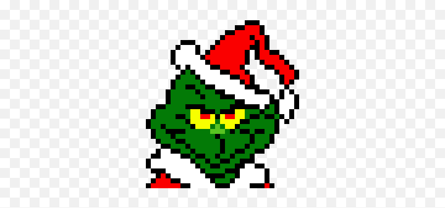 Pixel Art Gallery Emoji,Grinch Emoji Copy And Paste