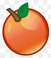 Tangerine Emoji Clipart Free Download Transparent Png,What Does Peach Emoji Mean