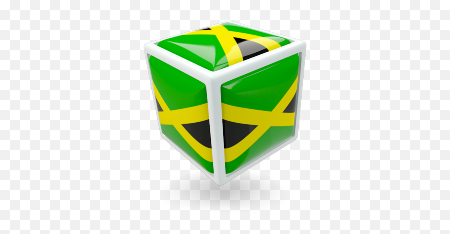 Cube Icon Illustration Of Flag Of Jamaica Emoji,Aland Islands Flag Emoji