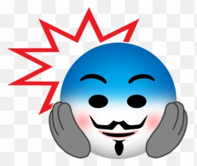 Pin - Emoji De Anonymous,Emoji Silent Night