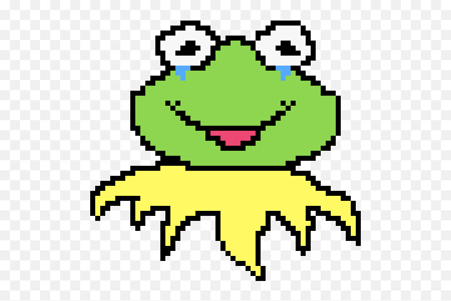 Kermit The Sad Pixel - Dot Emoji,Kermit Emoticon