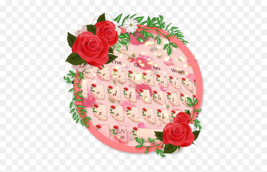 Rose Romance Keyboard Theme - Google Play Girly Emoji,Rosette Emoji