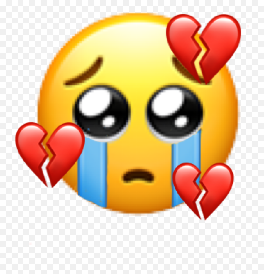 Sad Heartbroken Emoji Makerrr Sticker - Puppy Dog Eyes Emoji,Heartbroken Emoji Png