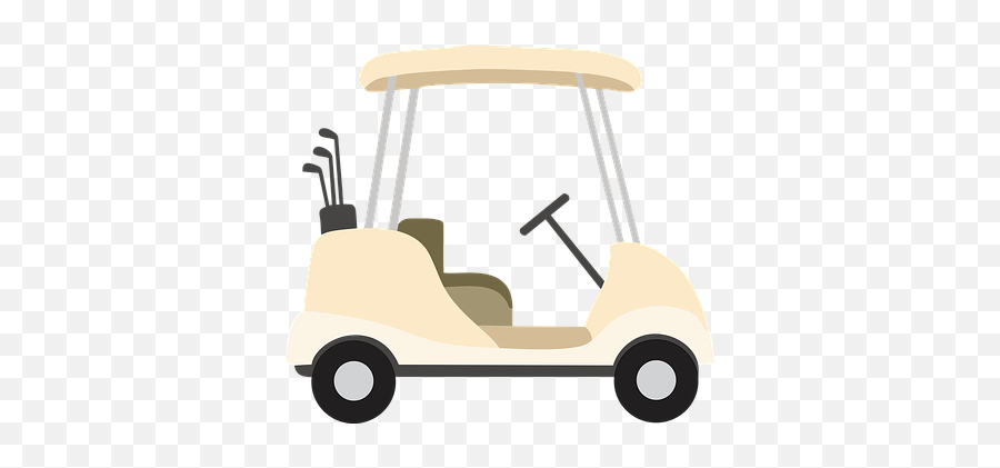 Free Golf Cart Golf Vectors - Cute Golf Cart Clip Art Emoji,Golf Caddy Emotion