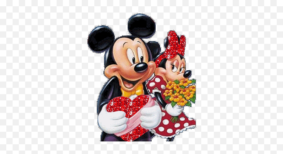 Mickey Mouse U0026 Minnie Mouse Animated Images Gifs - Mickey Mouse I Love You Gif Emoji,Mice Emoji
