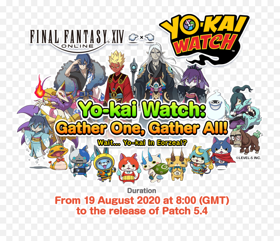 Gather One Gather All - Yo Kai Watch Collaborations Emoji,Ffxiv Ninja Rabbit Emoji