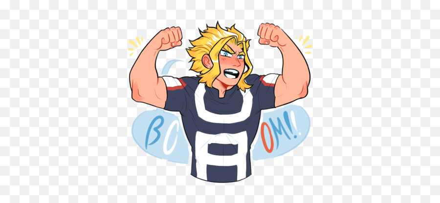 My Hero Academia Boku No Hero Academia - Young All Might Profile Emoji,Caracthers Witrhout Emotions Bnha