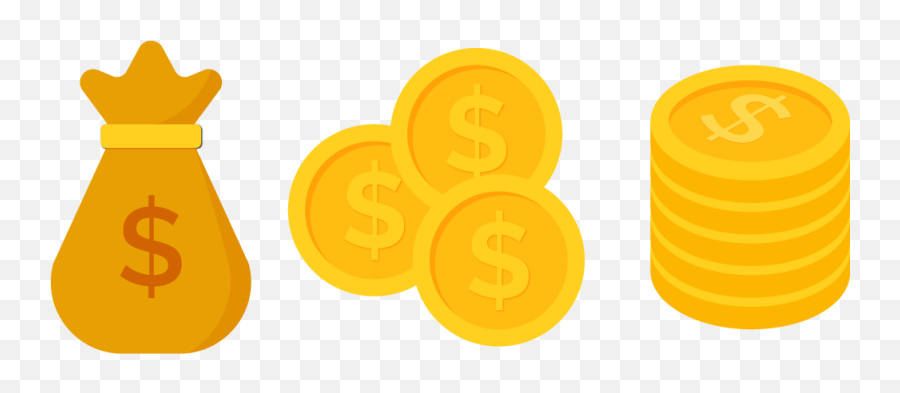 Dollar Clipart Dollar Coin Dollar - Free Gold Coin Clipart Emoji,Whats Emojis For Dollors
