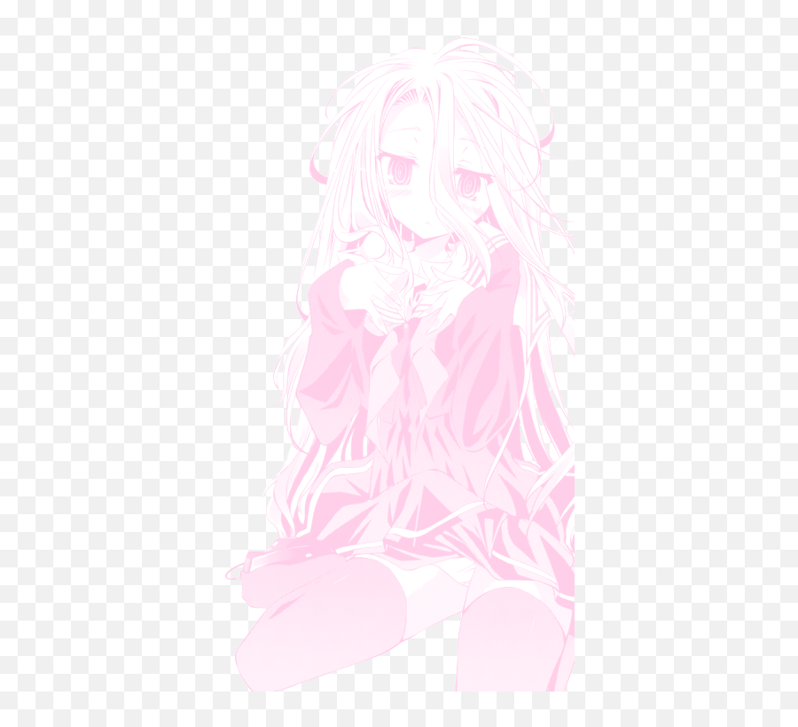 Transparent Aesthetic Pink Anime Girl - Novocomtop Transparent Aesthetic Pink Anime Girl Emoji,Eromanga Sensei Sagiri Emoji