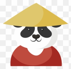 Download Giant Panda Cartoon Kung Fu - Goodge Emoji,Kung Fu Emoji