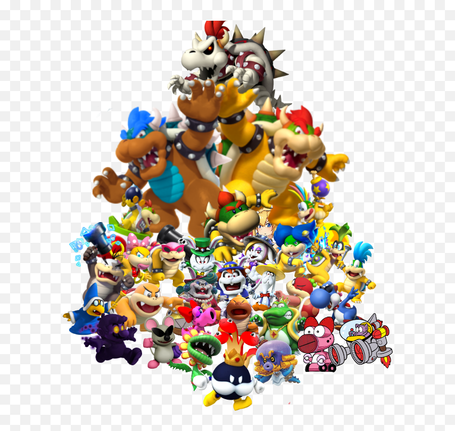 Mario Bowser Bowserjr Mariobros Sticker By Srg4 - Dot Emoji,Mariokart Emojis