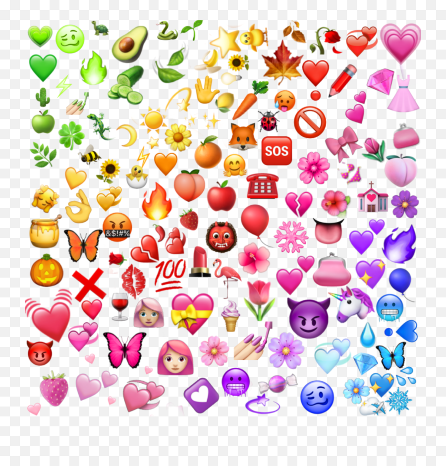 Color Emoji Tumblr Edit Sticker - Emoji Tumblr Stickers,Dibujos De Todos Los Emojis