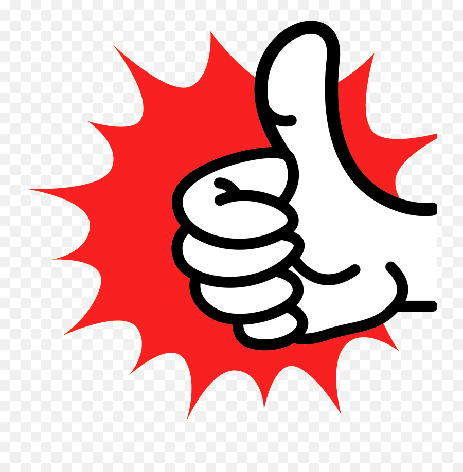Thumb Up - Clipartsco Transparent Red Thumbs Up Emoji,Grabby Hands Emoticon Face