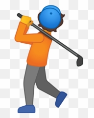 Person Golfing Emoji - Golf Emoji,Golf Emoji