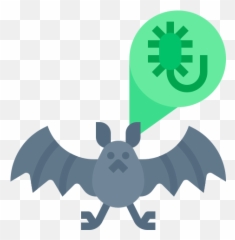 Duvenhage Virus Bat Animal Corona - Fictional Character Emoji,Bat Symbols And Emoticons For Fb