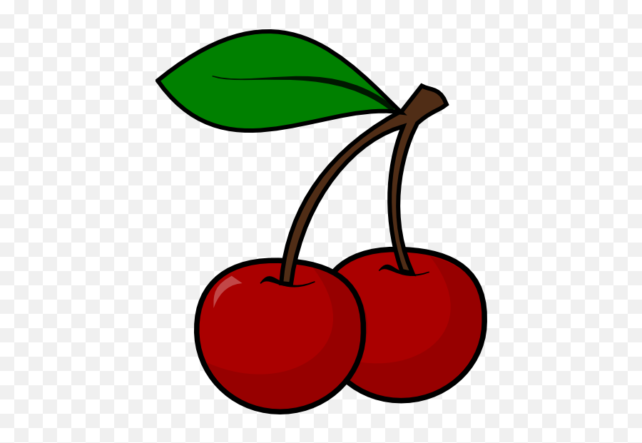 Cherry Clipart One Cherry Cherry One - Cherry Clipart Emoji,Cherries Emoji