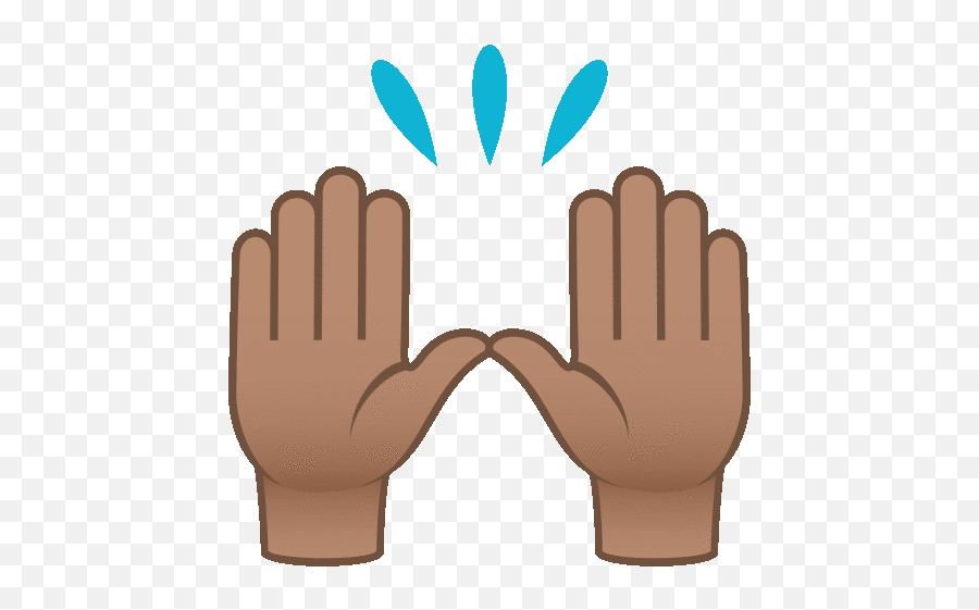 Hands Up Joypixels Gif - Safety Glove Emoji,Steve Harvey Emoji