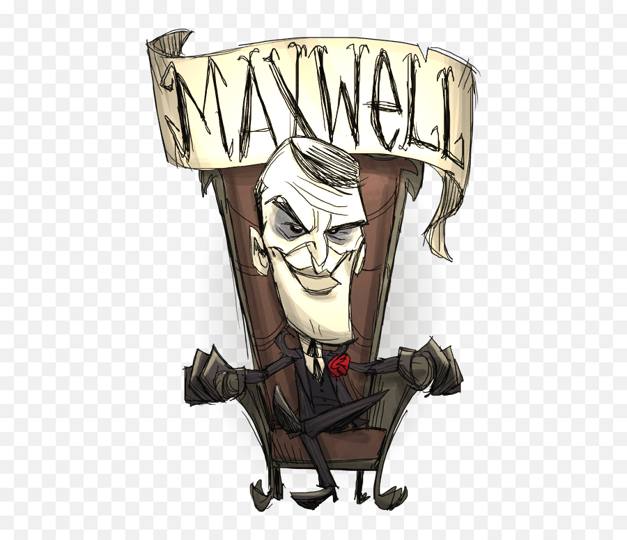 Steam Community Guide Every Character Explained - Maxwell From Don T Starve Emoji,Big Mouth Emotion Characters