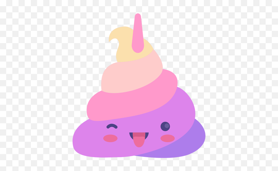 Winking With Tongue Out Unicorn Poop - Emoji,Images Of Unicorn Emojis To Color