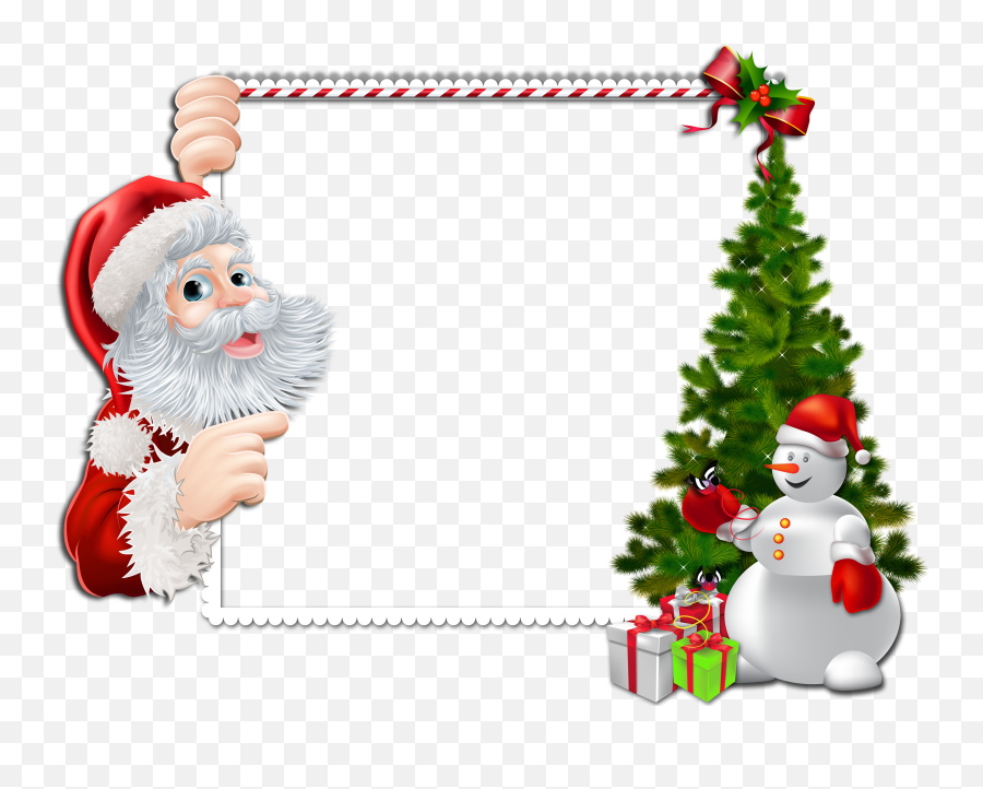 Large Santa Clipart - Clipart Suggest Christmas Borders Free Emoji,Santa Emoji Page