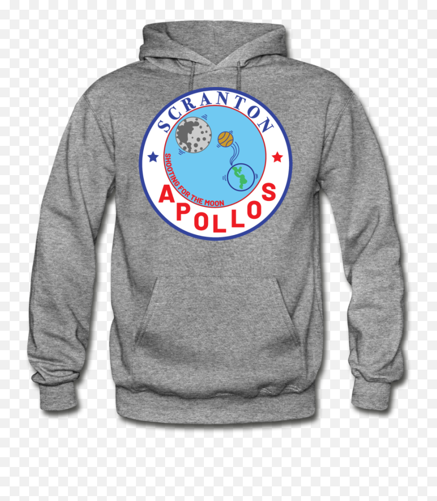 Scranton Apollos Hoodie - Embroidered Hoodies Emoji,Basketball Shooting Emoticon