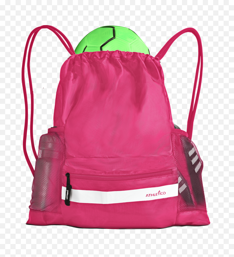 Athletico Drawstring Soccer Bag Soccer Backpack For Boys Or - Soccer Drawstring Bag Emoji,Lombardi Trophy Emoticon